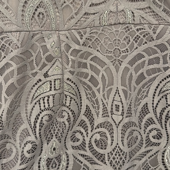 Vince Camino Grey Lace Dress - Picture 3 of 5